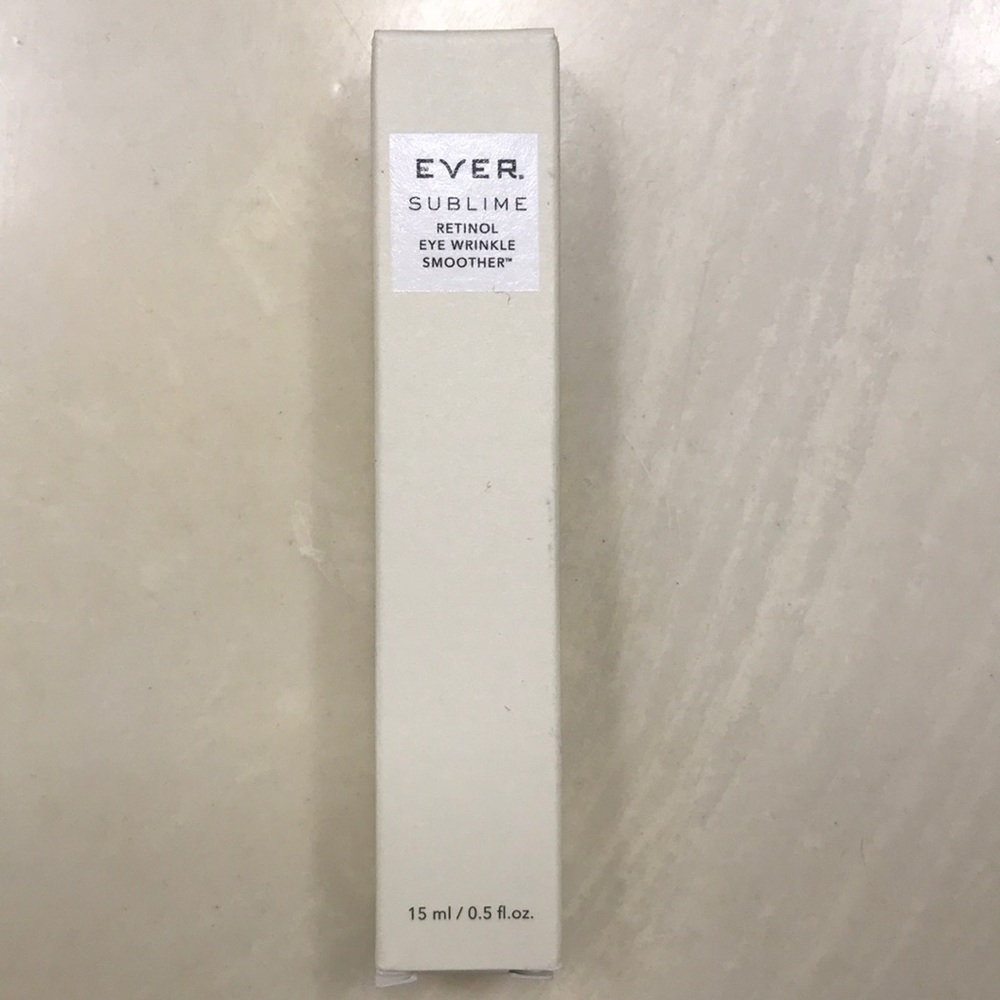 EVER Sublime Retinol Eye Wrinkle Smoother NWT